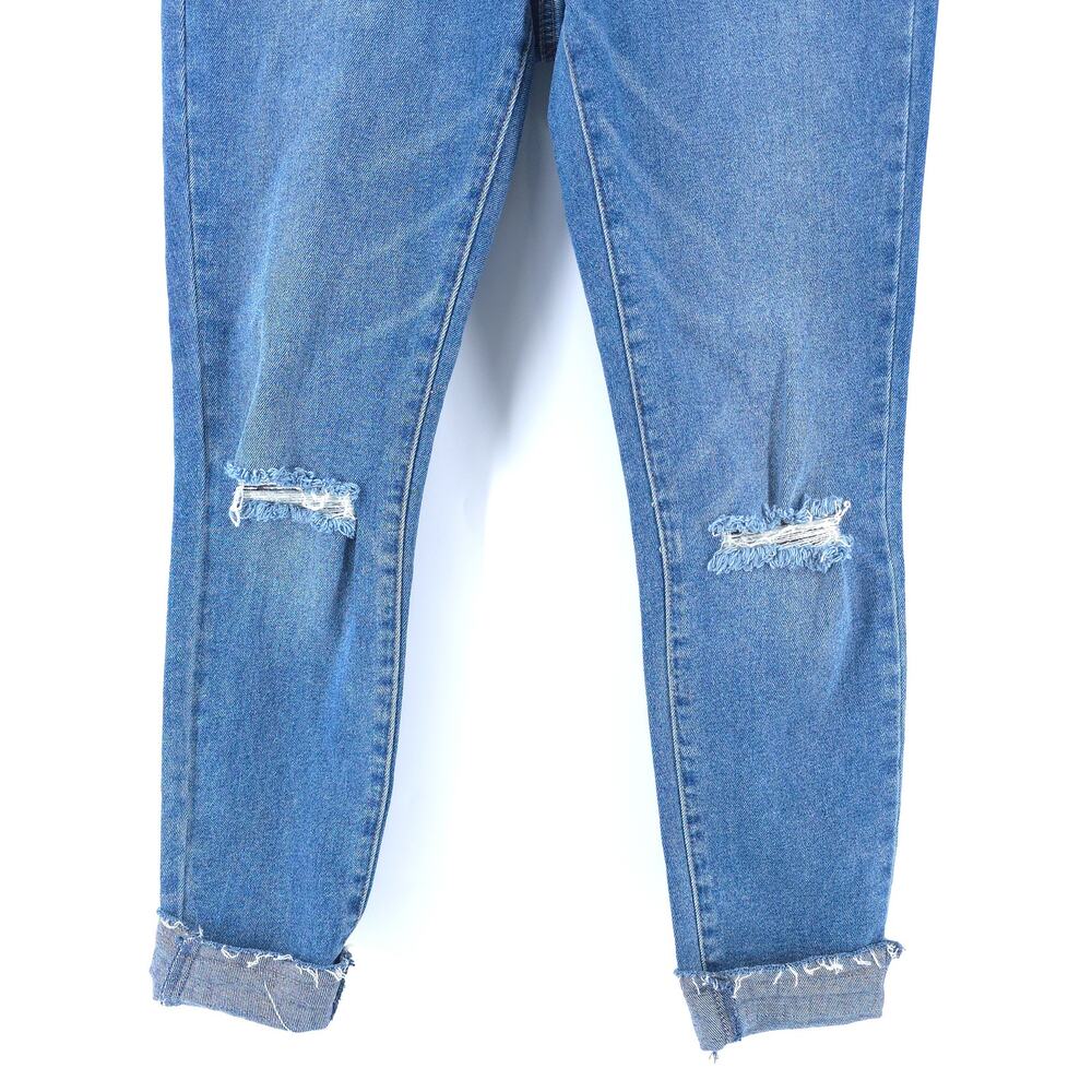 Blank NYC Womens The Reade Crop Mid Rise Raw Hem Skinny Jean |28 - Picture 4 of 13